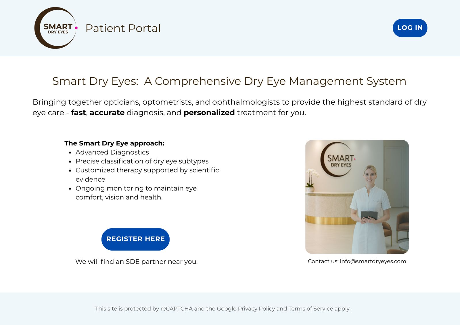 Smart Dry Eyes Plattform