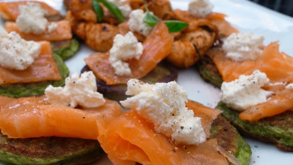 Fresh salmon rich in omega-3